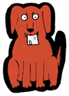 Dog Holding Letter