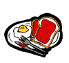 Jam Toast with Egg