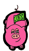 Money in Piggy Bank