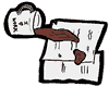 Coffee Spilling on Paper