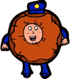 Officer Donut Clipart