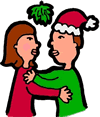 Kissing Under Mistletoe