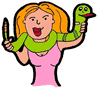 Girl with Snake