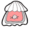 Oyster Shell with Pearl