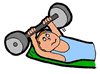 Lifting Weights Clipart