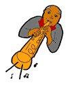Man Playing Clarinet Clipart