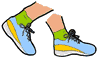 Running Shoes Clip Art