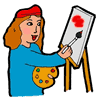 Painting Esal Clipart