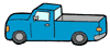Blue Truck Clipart