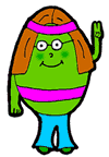 Hippy Easter Egg Clipart