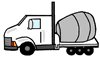 Cement Truck Clipart
