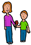 Giving Mom Flower
