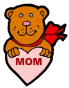 Bear Holding Mom Heart