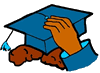 Hand Holding Grad Cap Clipart