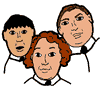 The Three Stooges Clipart