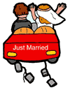 Just Married Clipart