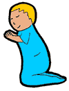 Boy Praying Clipart