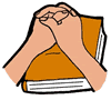 Hands Folded in Prayer Clipart