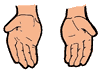 Open Hands Clipart