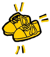 Bronze Baby Shoes Clipart