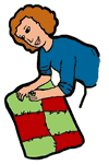 Sewing Quilt Clipart