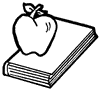 Apple on Book