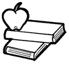 Apple on Book