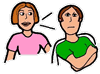 Couple Arguing Clipart
