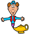 Genie in a Bottle Clipart