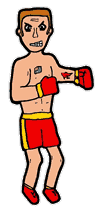 Angry Boxer Clipart