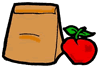 Brown Bag  Lunch with Apple