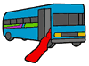 Blue Bus Clipart