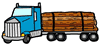 Logging Truck Clipart