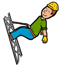 Tower Climber Relaxing Clipart