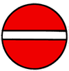 'Do Not Enter' Street Sign Clipart