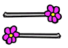 Flower Hair Pins