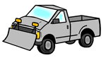 Snow Plow Truck Clipart