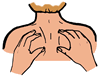 Back Massage Hands Clipart