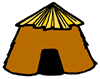 Grass Hut Clip Art