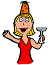 Champagne Celebration Clipart