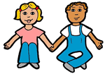Kids Cultures Friends Clipart
