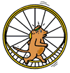 Mouse Running on Wheel