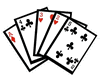 Hand of Cards Clipart