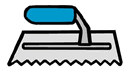 Notched Trowel Clipart