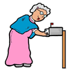 Senior at Mailbox Clipart