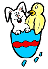 Chick & Bunny in Egg