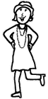 Flapper Clipart
