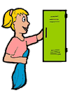 Student at Locker
