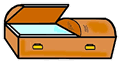 Open Casket Clipart