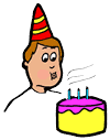 Blowing Out Candles Clipart